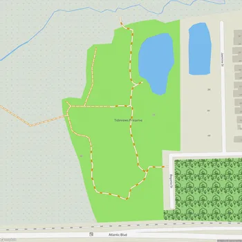 Map of Tideviews Preserve