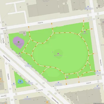 Map of Washington Square Park