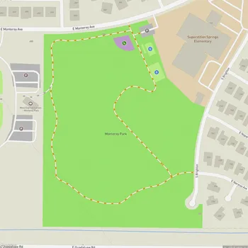 Map of Monterey Park