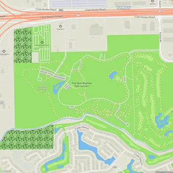 Map of Tom Bass Regional Park Section I
