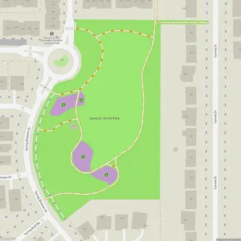 Map of James H. Smith Park