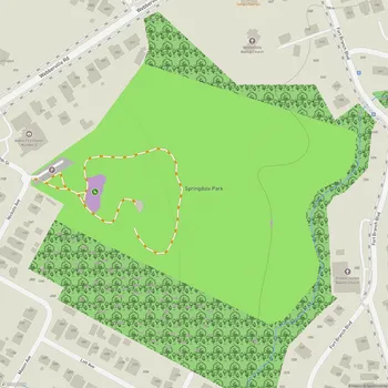 Map of Springdale Park