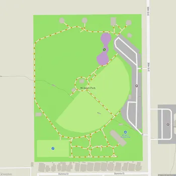 Map of McAdam Park