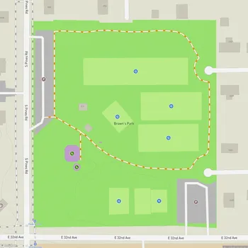 Map of Brown's Park