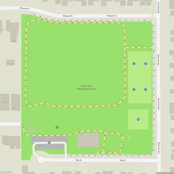 Map of Studio City Recreation Center