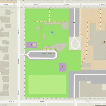 Map of Marcus Pool and Park