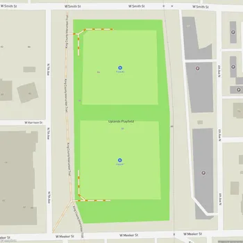 Map of Uplands Playfield