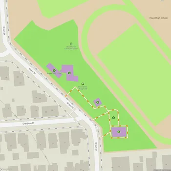 Map of Brown Street Playground