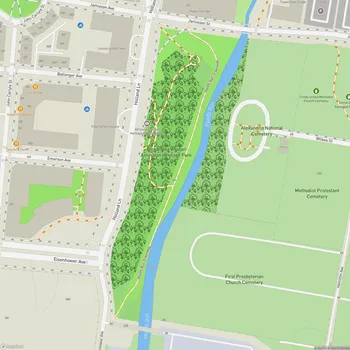 Map of Alexandria African American Heritage Park