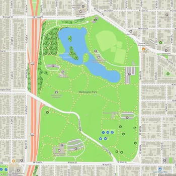 Map of Washington Park