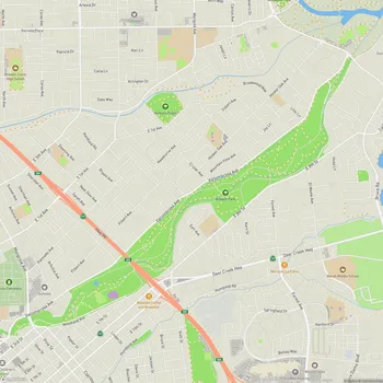 Map of Bidwell Park