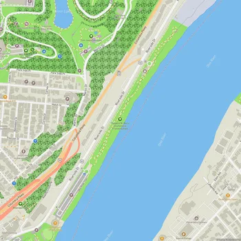 Map of Theodore M. Berry International Friendship Park