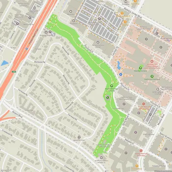 Map of Mueller Northwest Greenway