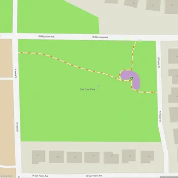 Map of Oak Tree Park