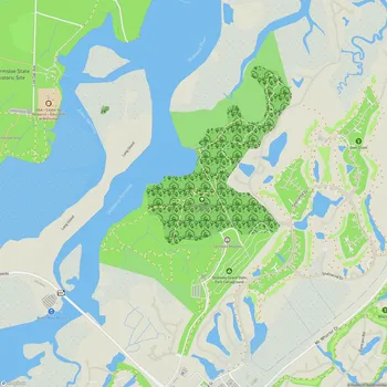 Map of Skidaway Island State Park