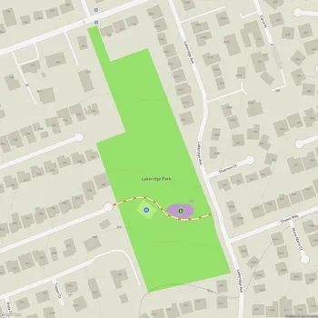 Map of Lakeridge Park