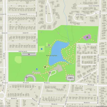 Map of Kidd Springs Park
