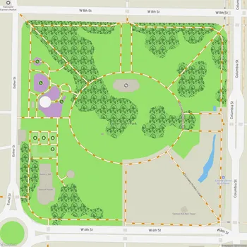 Map of Esther Short Park