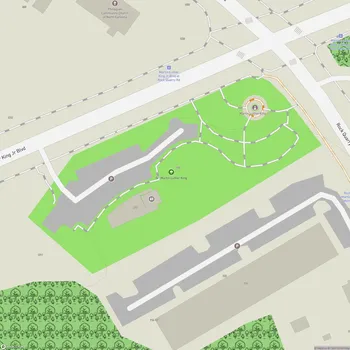 Map of Dr. Martin Luther King, Jr. Memorial Gardens
