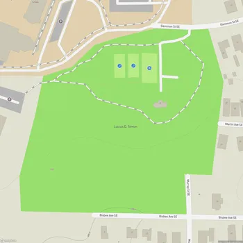 Map of Lucius D. Simon, Sr. Memorial Park