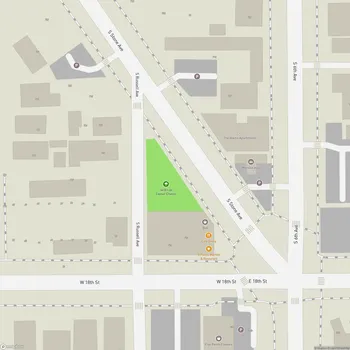 Map of Jardin de Caesar Chavez