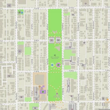 Map of Martin Luther King Memorial Park