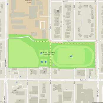 Map of Martin Luther King Memorial Park