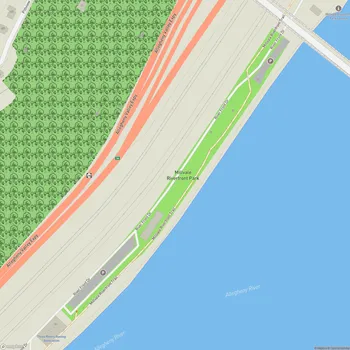 Map of Millvale Riverfront Park
