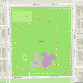 Map of Kelvyn Park