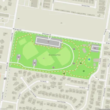 Map of Bicentennial Park
