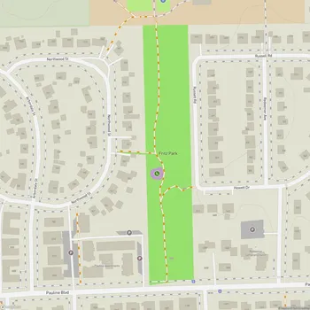 Map of Fritz Park