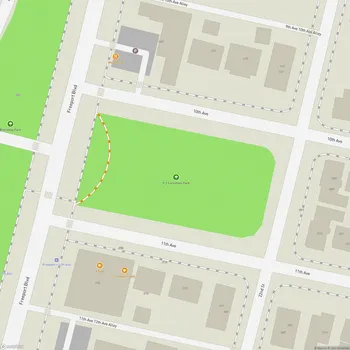 Map of P Z Cervantes Park