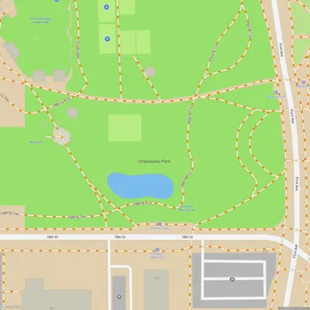 Map of Urbanovsky Park