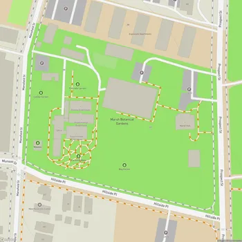 Map of Marsh Botanical Gardens