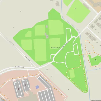 Map of Beaullieu Park