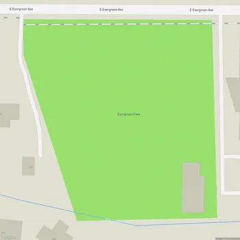 Map of Evergreen Park