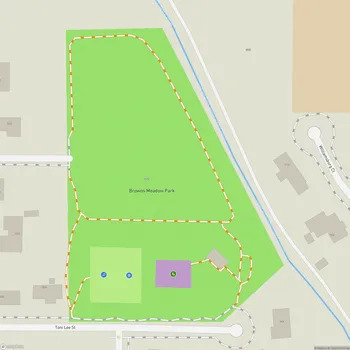 Map of Browns Meadow Park