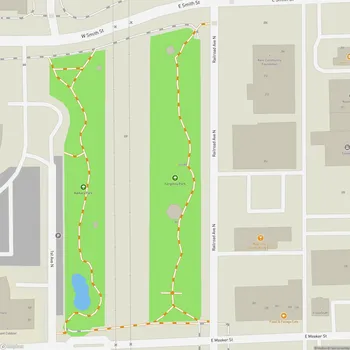 Map of Yangzhou Park