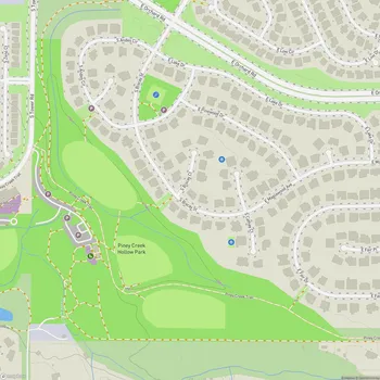 Map of Piney Creek Hollow Park