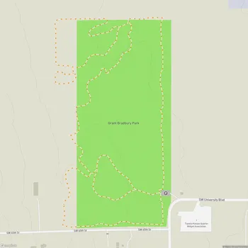 Map of Grant Bradbury Park