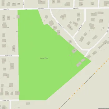 Map of Laurel Park