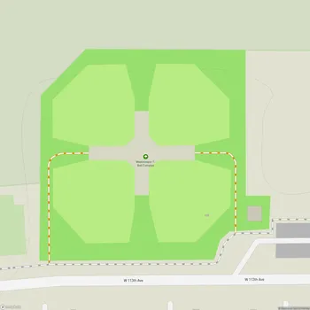 Map of Westminster T-Ball Complex