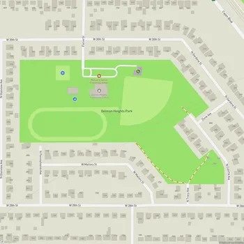 Map of Delman Heights Park