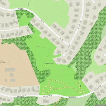 Map of La Moine Park