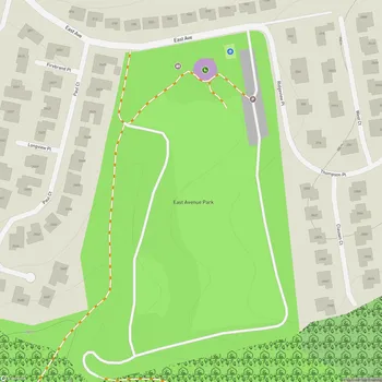 Map of East Avenue Park