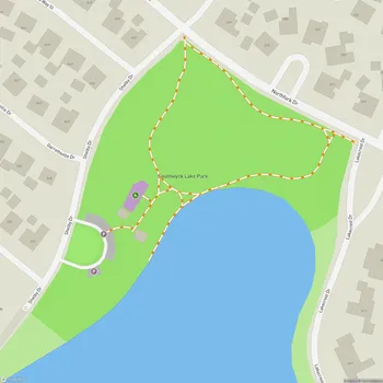 Map of Southwyck Lake Park