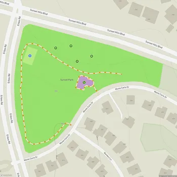 Map of Sunset Hills Park