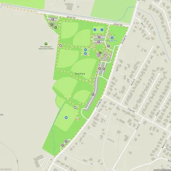 Map of Reid Park