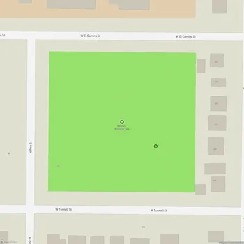 Map of Veterans' Memorial Park