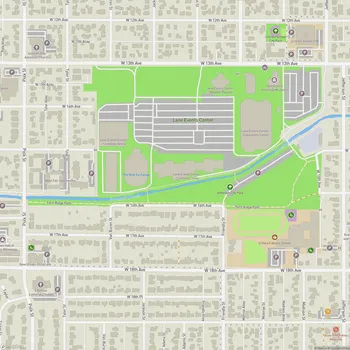 Map of Jefferson City Park